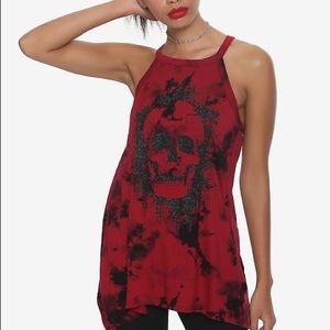 Red Midnight Hour Sleeveless Tank 3X